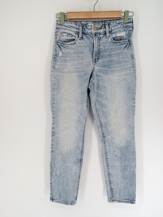 Old Navy Denim - Old Navy Power Straight Leg Jeans High Rise Stretch  Light Wash size 4